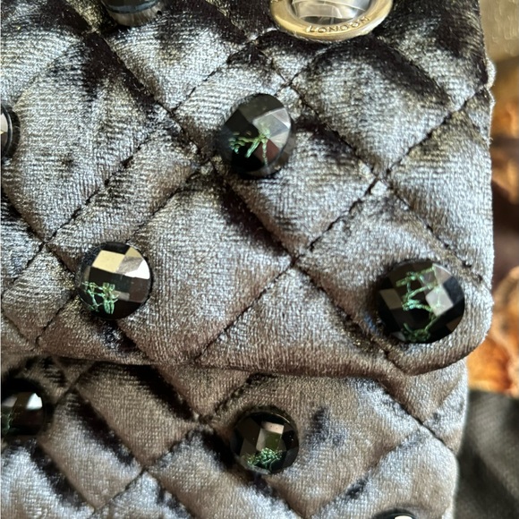 Authentic KURT GEIGER LONDON Velvet magnetic closure convertible Crosby/shoulder - Picture 11 of 16